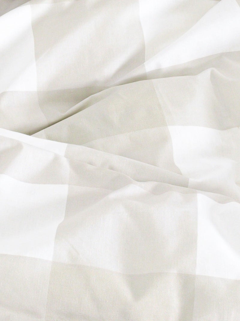 Federa per cuscino Gingham "Happyfriday" Beige - Kiabi