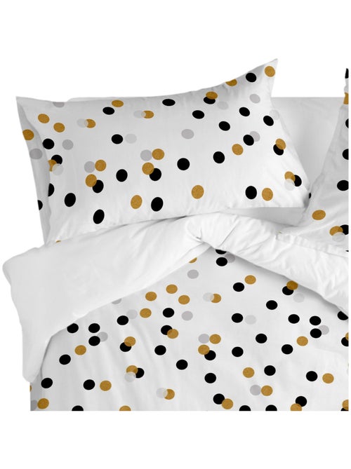 Federa per cuscino Golden dots "Happyfriday" - Kiabi