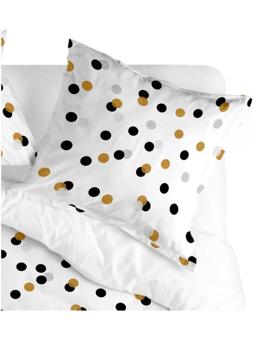 Federa per cuscino Golden dots "Happyfriday" - Kiabi