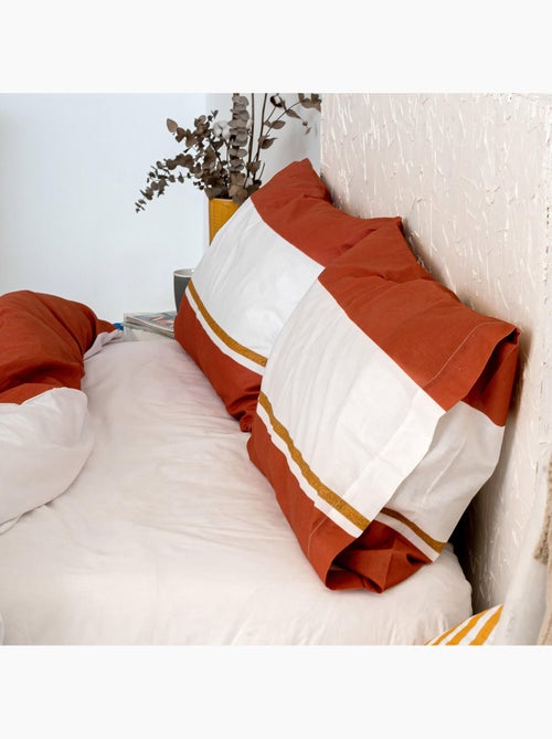 Federa per cuscino Golden lands "Happyfriday" - Kiabi