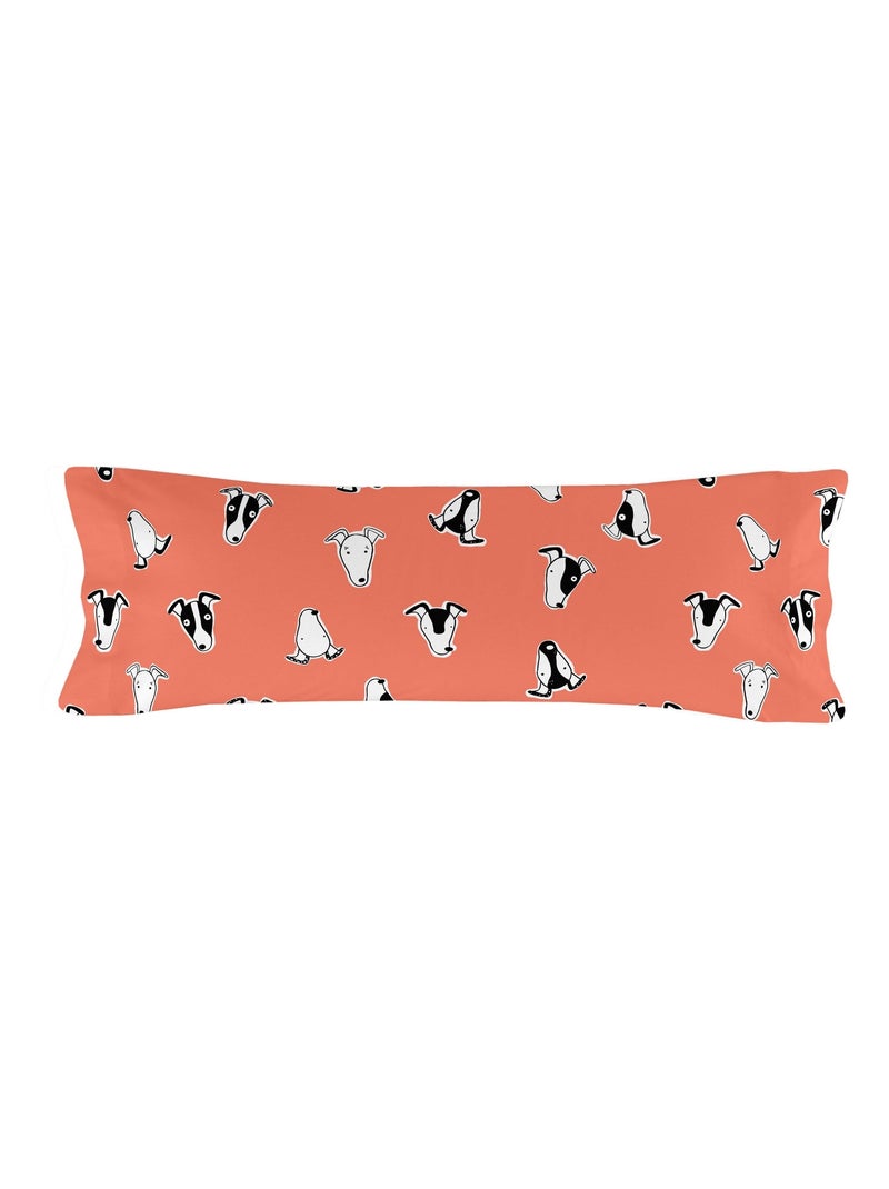 Federa per cuscino Greyhound "Happyfriday" Arancione - Kiabi