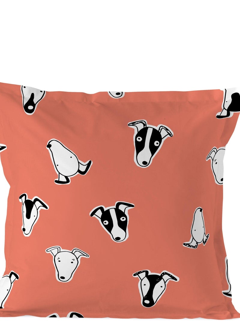 Federa per cuscino Greyhound "Happyfriday" Arancione - Kiabi