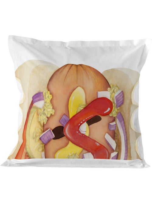 Federa per cuscino Hotdog "Happyfriday" - Kiabi