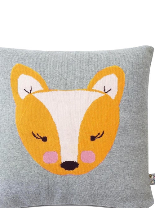 Federa per cuscino in cotone biologico lavorata a maglia | SEVIRA KIDS - Kiabi