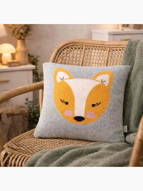 Federa per cuscino in cotone biologico lavorata a maglia | SEVIRA KIDS - Kiabi