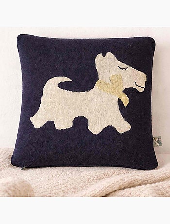 Federa per cuscino in cotone biologico lavorata a maglia | sevira kids | sevira kids