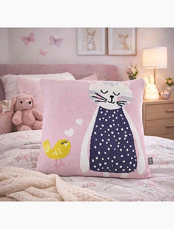 Federa per cuscino in cotone biologico lavorato a maglia | sevira kids | sevira kids