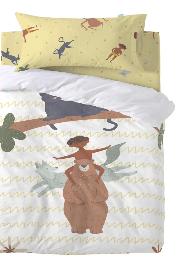 Federa per cuscino Jungle life "Happyfriday" Multicolore - Kiabi