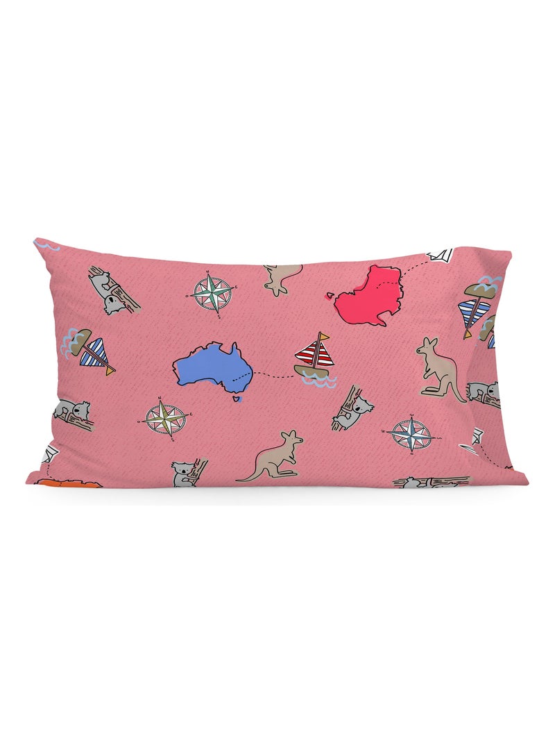 Federa per cuscino Kangaroo "Happyfriday" Bianco - Kiabi