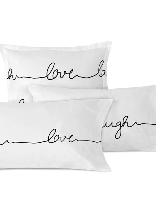 Federa per cuscino Live "Happyfriday" - Kiabi