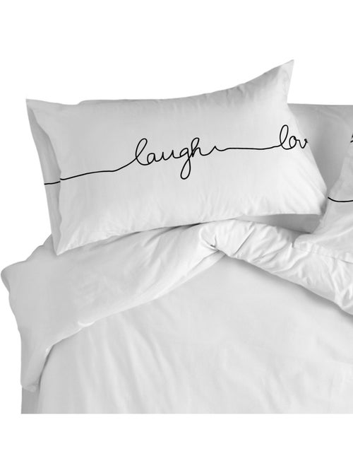 Federa per cuscino Live "Happyfriday" - Kiabi