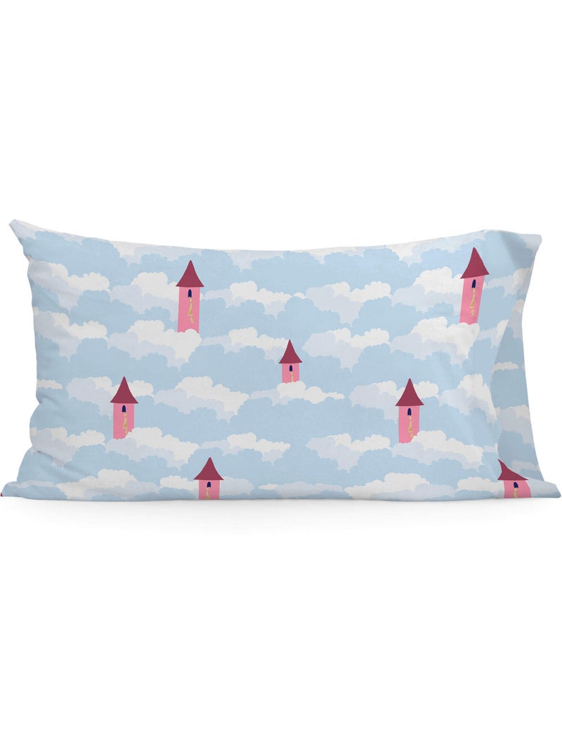 Federa per cuscino Long braid "Happyfriday" Blu Rosa - Kiabi