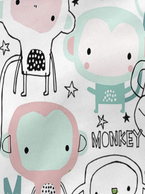 Federa per cuscino Macaque "Happyfriday" - Kiabi