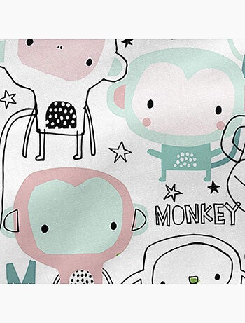 Federa per cuscino Macaque "Happyfriday