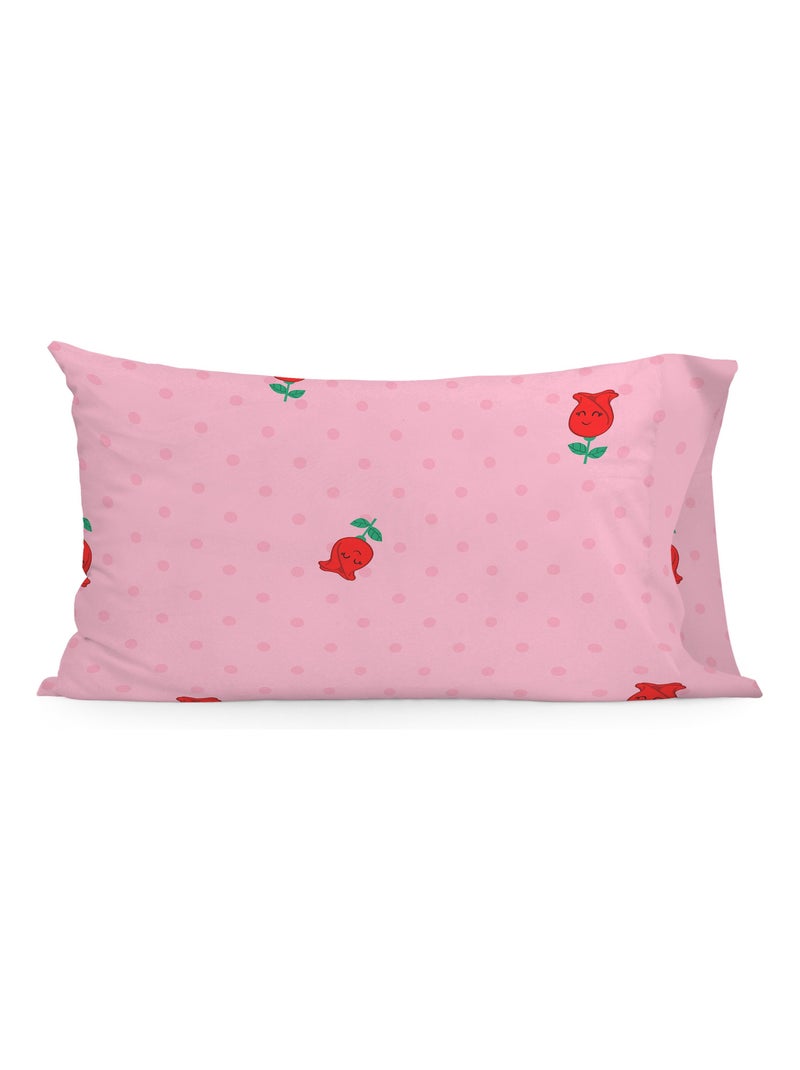 Federa per cuscino Magic rose "Happyfriday" Bianco - Kiabi
