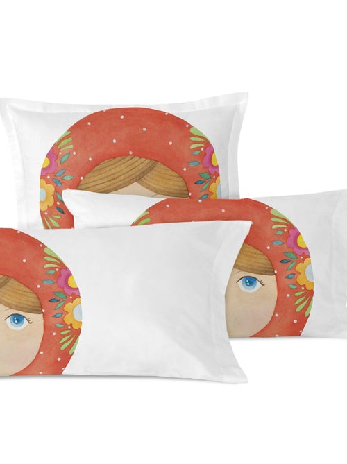 Federa per cuscino Matryoshka "Happyfriday" - Kiabi