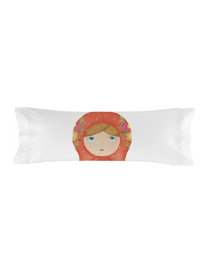 Federa per cuscino Matryoshka "Happyfriday" Bianco - Kiabi
