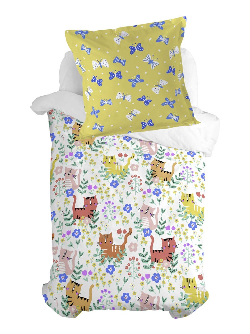 Federa per cuscino Meow "Happyfriday" Bianco - Kiabi