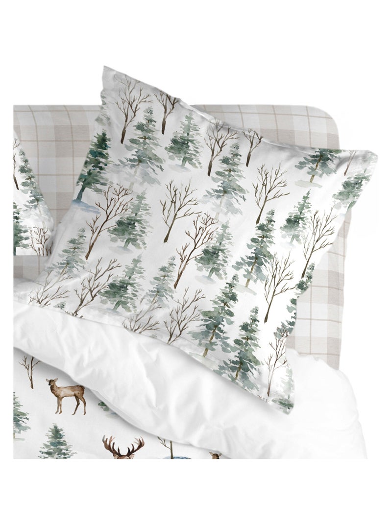 Federa per cuscino Mystical winter "Happyfriday" Multicolore - Kiabi