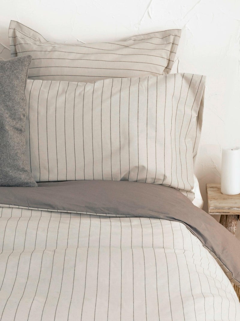 Federa per cuscino Oxford "Happyfriday" Beige - Kiabi
