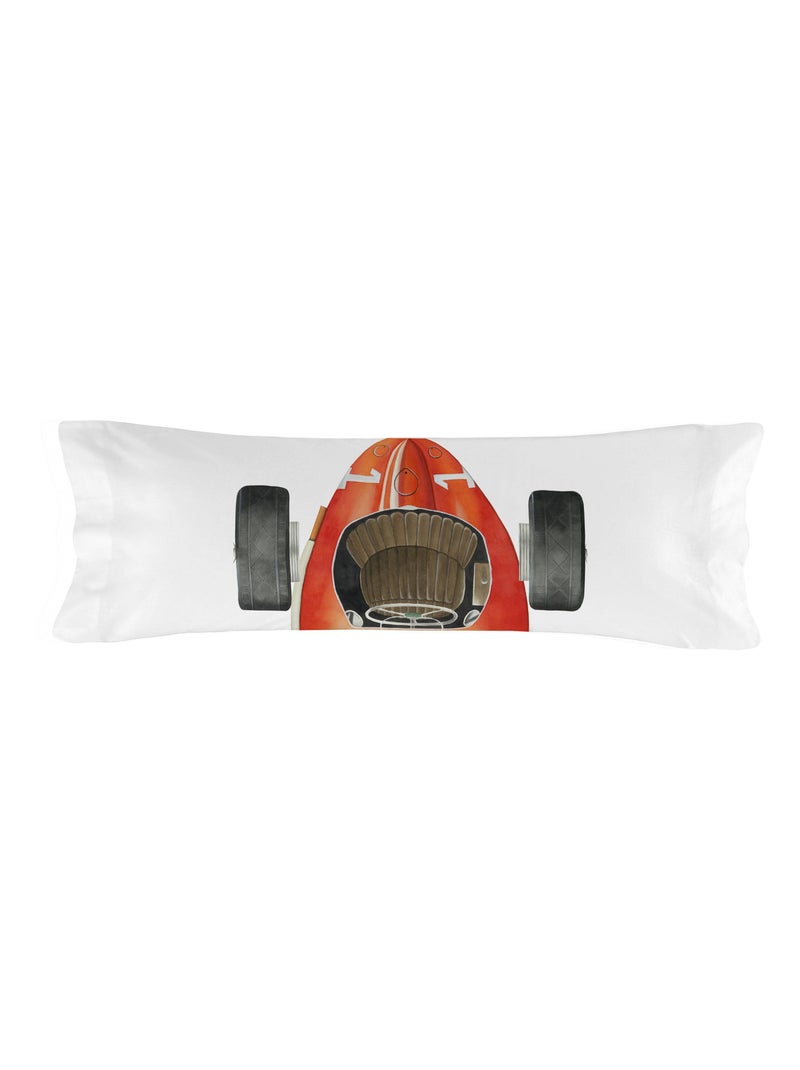 Federa per cuscino Racer car "Happyfriday" Bianco - Kiabi