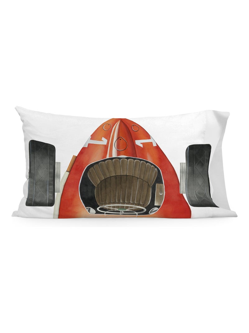 Federa per cuscino Racer car "Happyfriday" Bianco - Kiabi