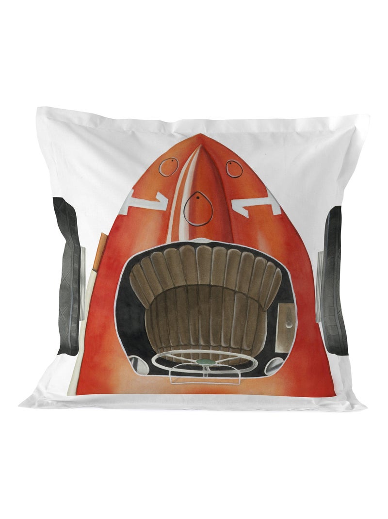 Federa per cuscino Racer car "Happyfriday" Bianco - Kiabi