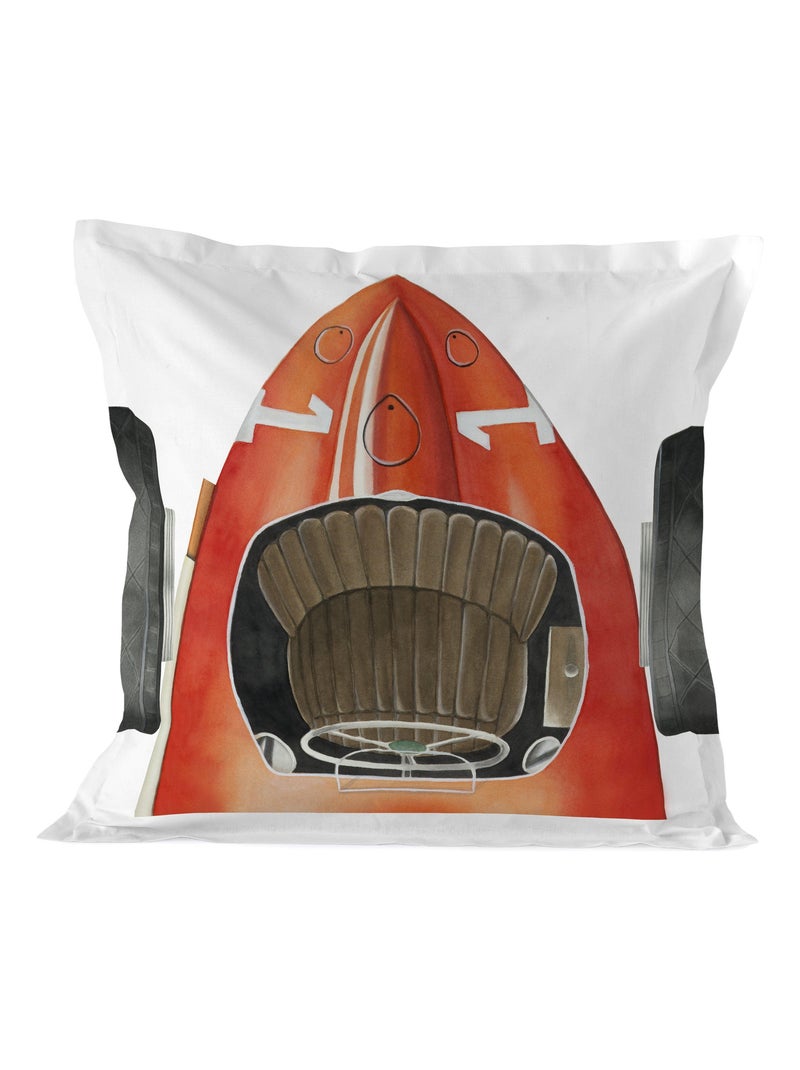 Federa per cuscino Racer car "Happyfriday" Bianco - Kiabi