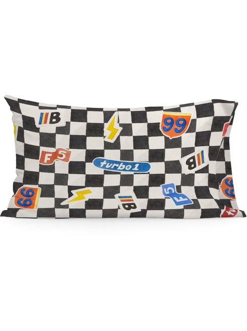 Federa per cuscino Racer "Happyfriday" - Kiabi