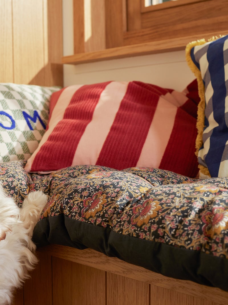 Federa per cuscino ricamata - Kiabi Home ROSSO - Kiabi