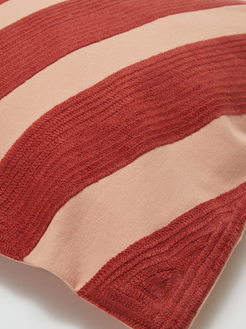 Federa per cuscino ricamata - Kiabi Home ROSSO - Kiabi