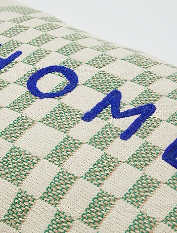 Federa per cuscino ricamata - Kiabi Home