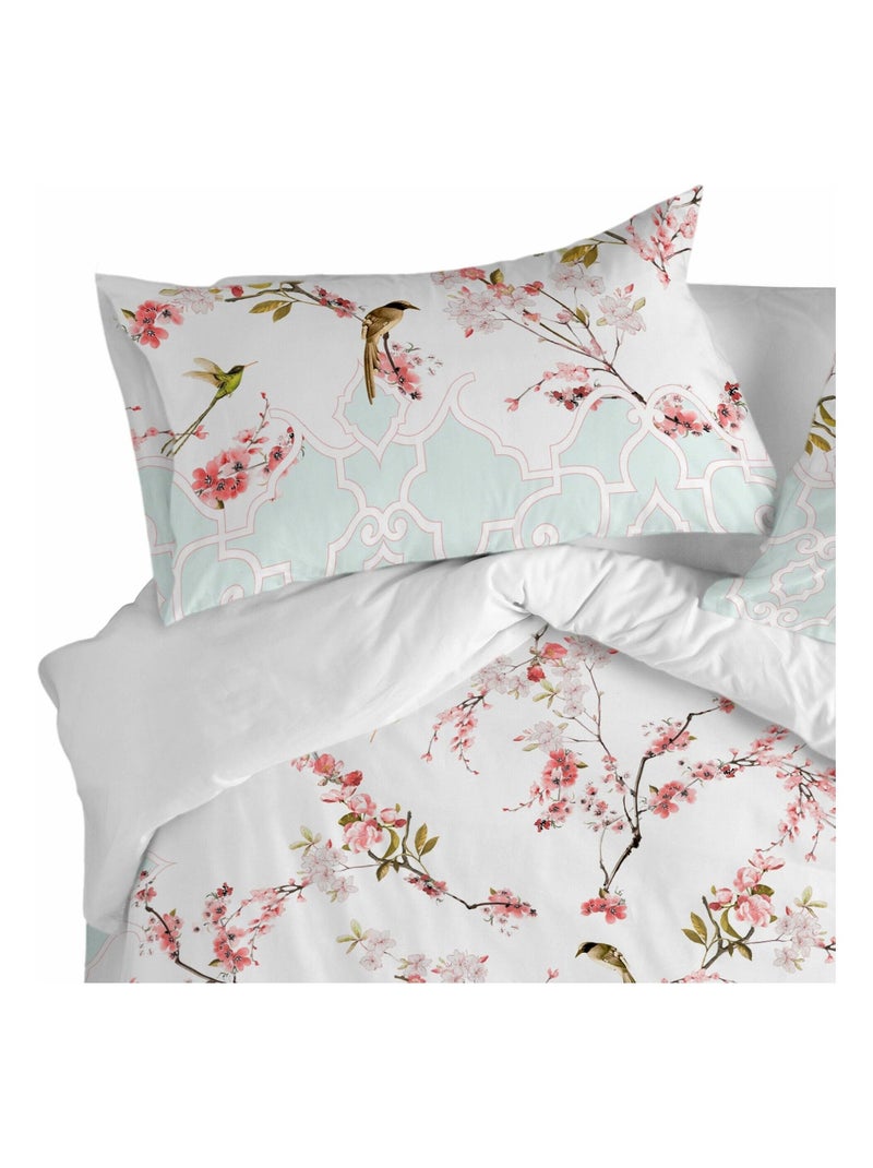 Federa per cuscino Sakura "Happyfriday" Bianco - Kiabi