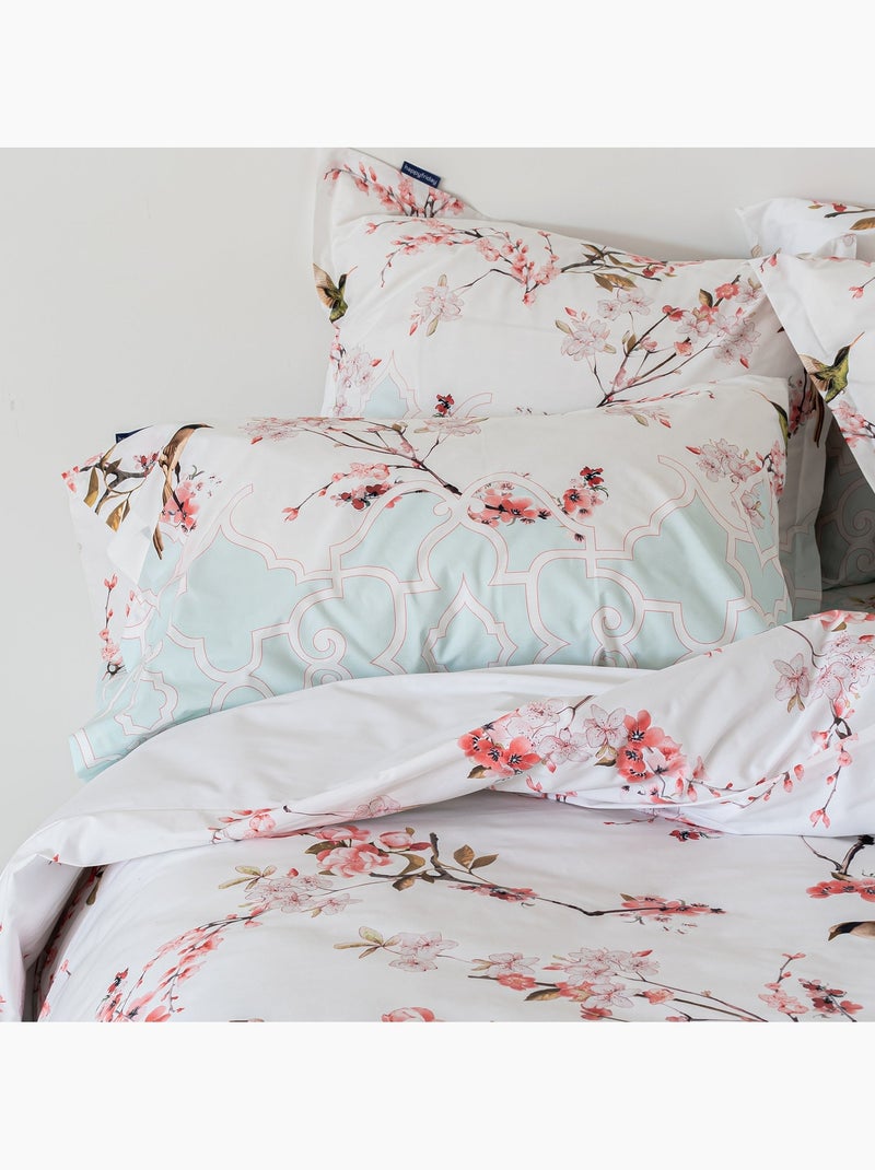 Federa per cuscino Sakura "Happyfriday" Bianco - Kiabi