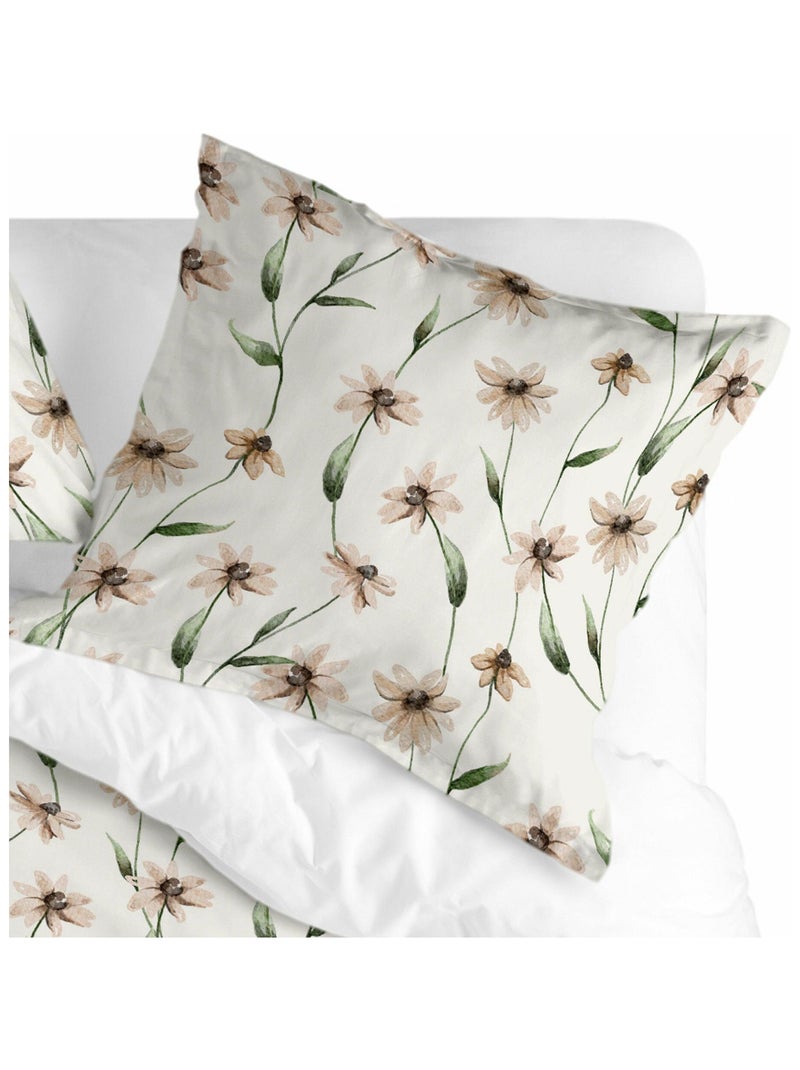 Federa per cuscino Tinny bloom "Happyfriday" Bianco - Kiabi