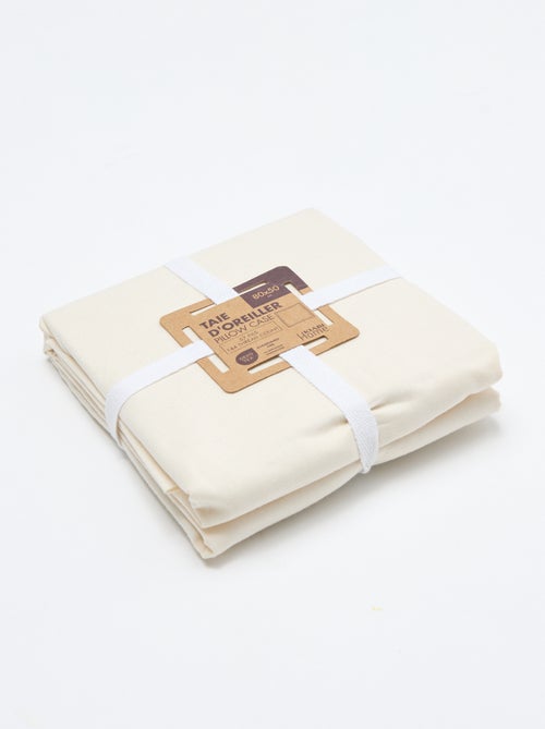 Federa per cuscino tinta unita - 50 x 80 cm circa - Kiabi