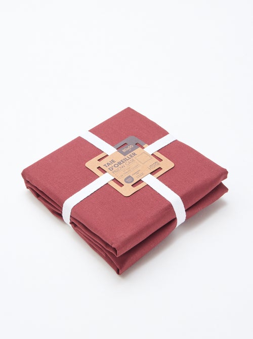 Federa per cuscino tinta unita - 50 x 80 cm circa - Kiabi