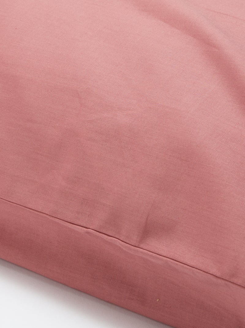 Federa per cuscino tinta unita - 50 x 80 cm circa Rosa - Kiabi