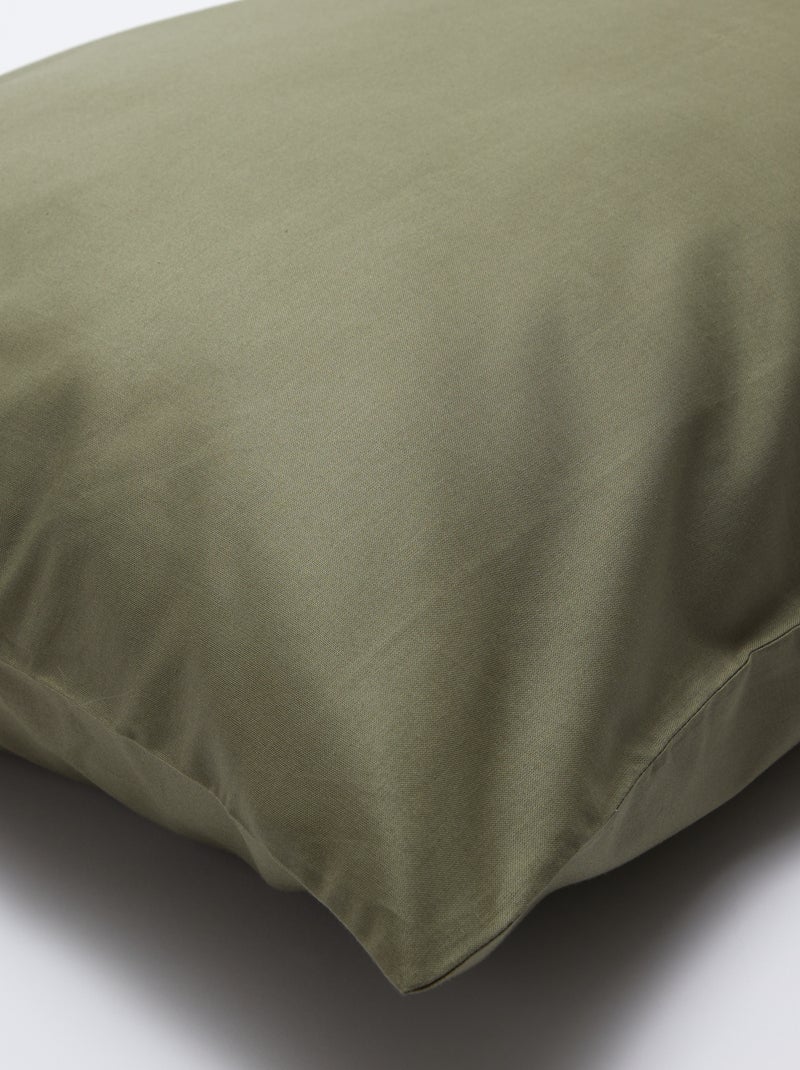 Federa per cuscino tinta unita - 50 x 80 cm circa Verde - Kiabi
