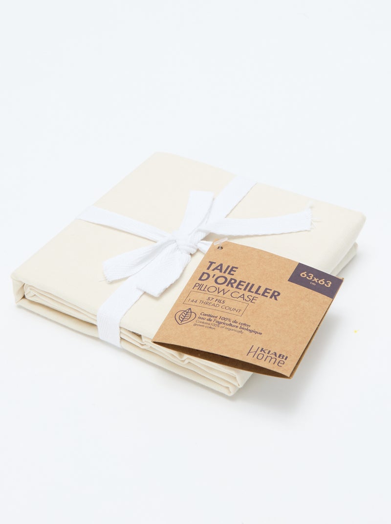 Federa per cuscino tinta unita - Kiabi Home BIANCO - Kiabi