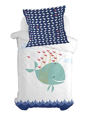 Federa per cuscino Whale "Happyfriday