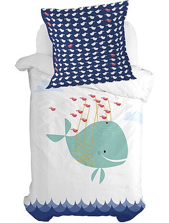 Federa per cuscino Whale "Happyfriday