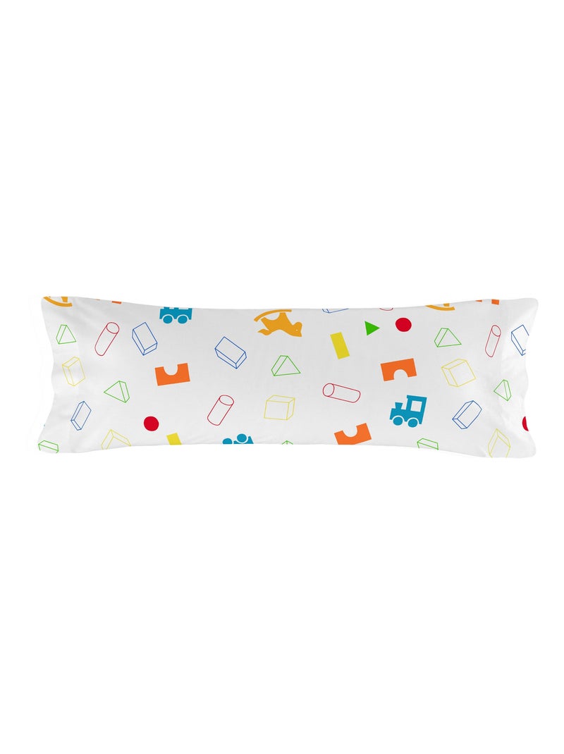 Federa per cuscino Wooden puppet "Happyfriday" Bianco - Kiabi