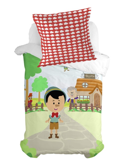 Federa per cuscino Wooden puppet "Happyfriday" - Kiabi