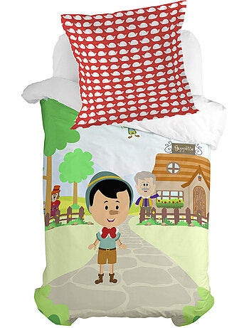 Federa per cuscino Wooden puppet "Happyfriday