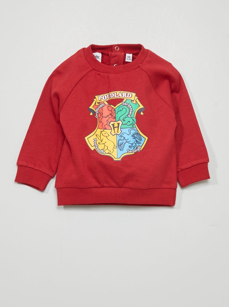 Felpa - Harry Potter - rosso bordeaux - Kiabi