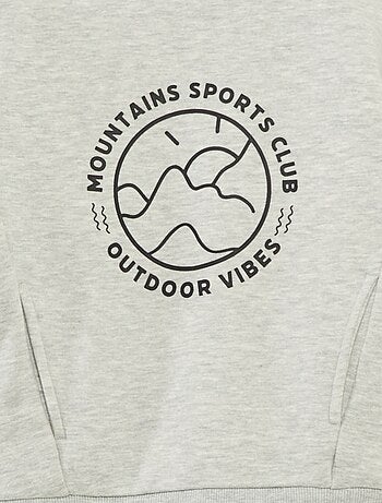 Felpa a collo alto ampia in pile