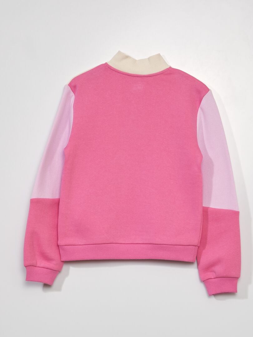 Felpa A Collo Alto Con Zip Beige Kiabi 10 00