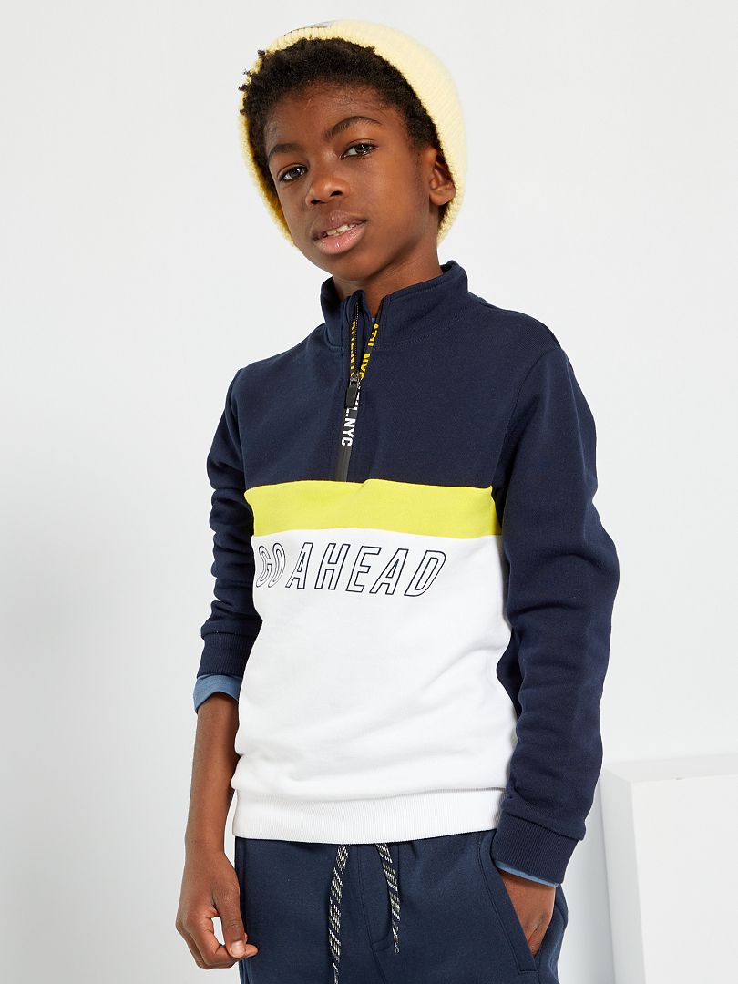 Tuta Donna FREDDY In Felpa Con Zip E Collo Alto - Dettagli In Perline, Colore Shark