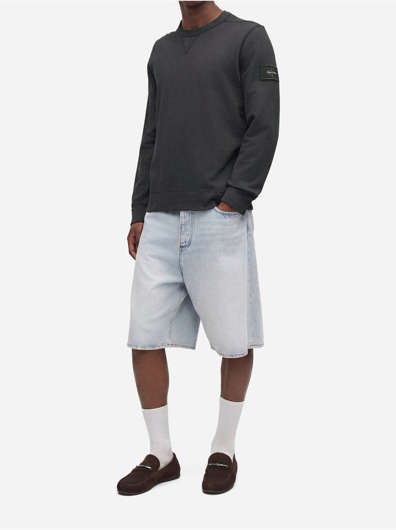 Felpa a girocollo - calvin klein Nero - Kiabi